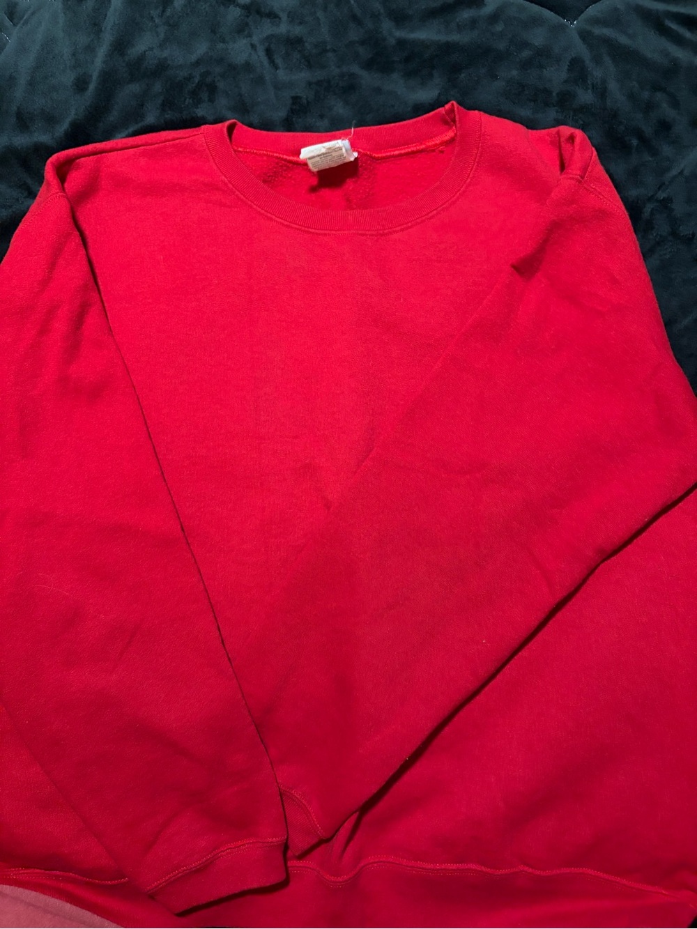 Vintage Red Crewneck Sweatshirt
